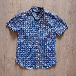 Wildfang Ultimate Talavera Short Sleeve Button Front Shirt